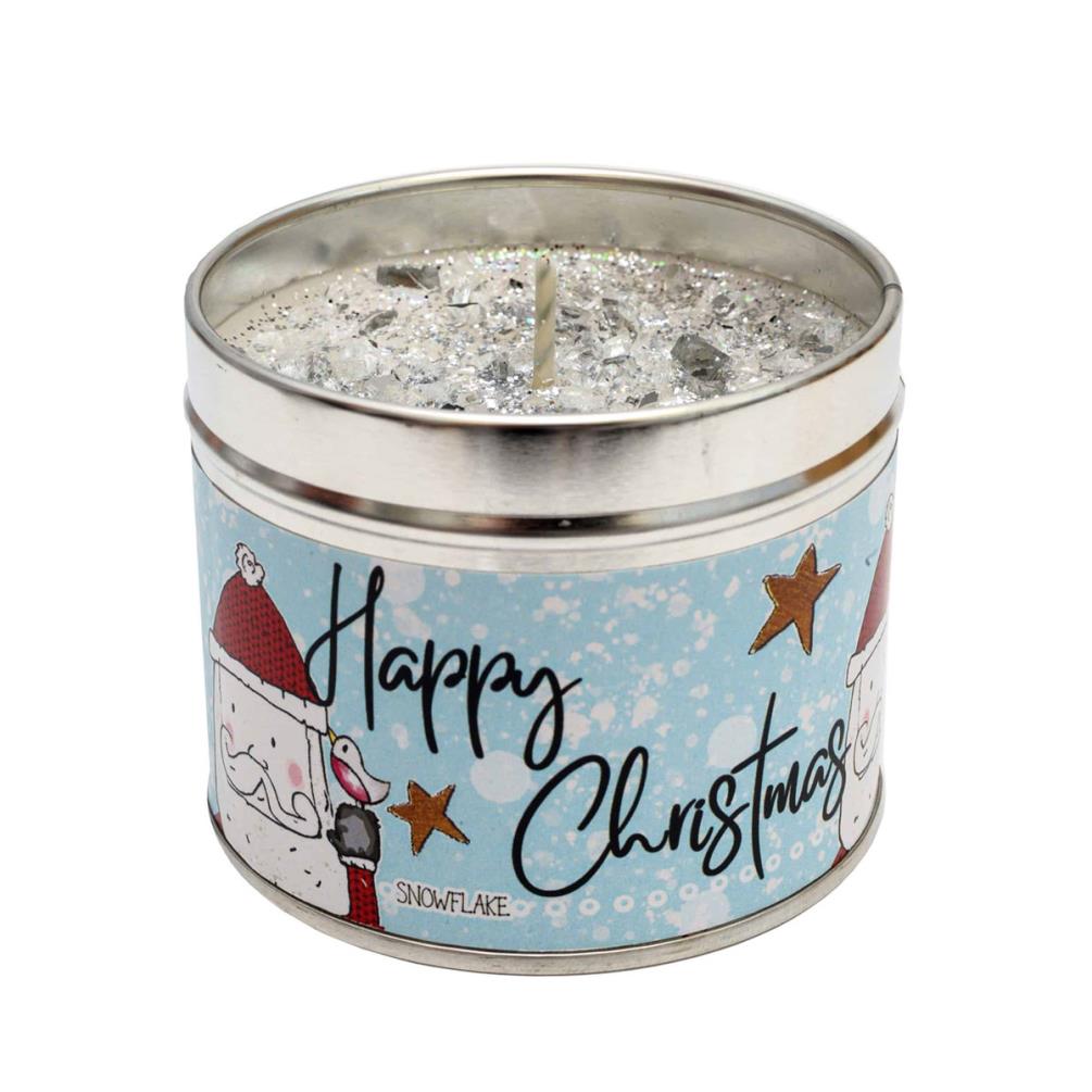 Best Kept Secrets Happy Christmas Tin Candle £8.99